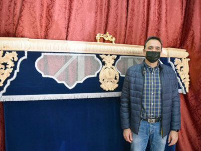  Se presentó el frontal de los nuevos respiraderos de la Agrupación de Jesús de la Caridad de los Príncipe