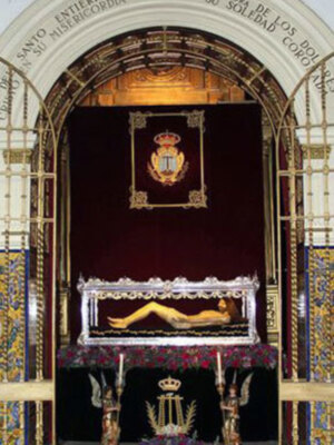 Alcalá del Río celebra la Novena al Cristo Yacente de Alcalá del Río