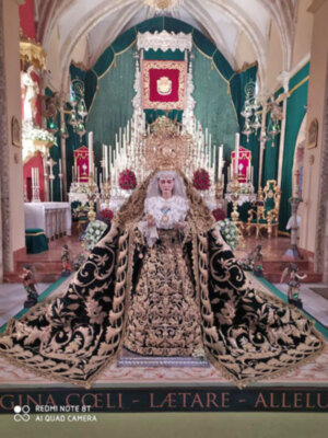 Alcalá del Río celebró la veneración  de los titulares de Vera-cruz