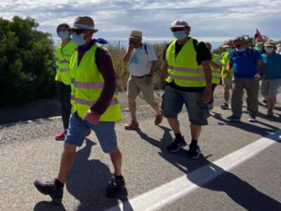 Marcha por la Libertad del Pueblo Saharaui. Etapa 6. Lebrija- Las Cabezas de San Juan- Los Palacios 25 de Mayo