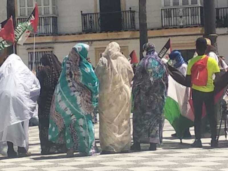 Marcha por la Libertad del Pueblo Saharaui.  Etapa 7. Lebrija- Las Cabezas de San Juan- Los Palacios  25 de Mayo