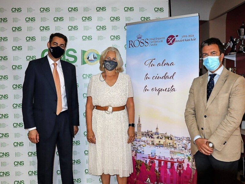 Acuerdo de colaboración del Club Náutico y la Real Orquesta Sinfónica de Sevilla para fomentar la música