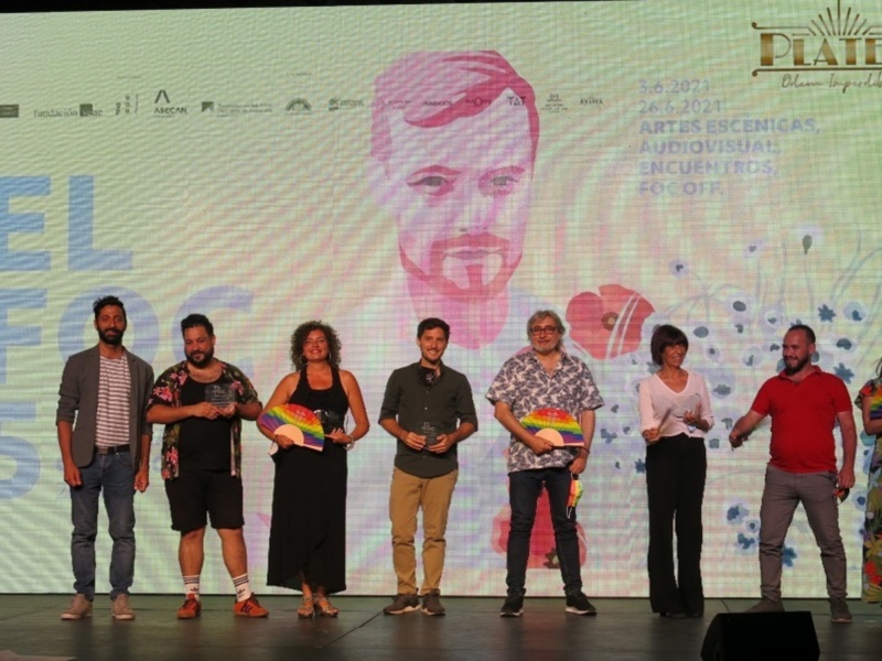 'Dados', 'La Suerte', 'Negra sombra' y 'Transmutación', Premios Nazario del FOC 5, Festival Cultura con Orgullo