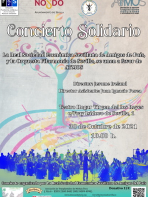 Concierto Solidario de la Orquesta Filarmonía de Sevilla para transplantados de Médulas Ósea (ATMOS) el día 30