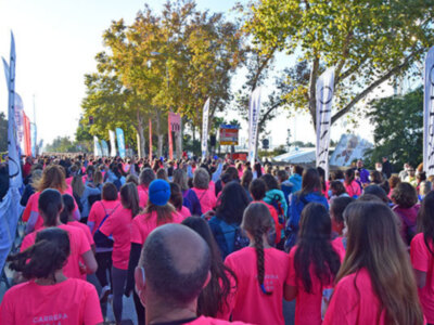 El circuito sevillano retomó las pruebas presenciales  de la marea rosa tras la crisis del Covid-19
