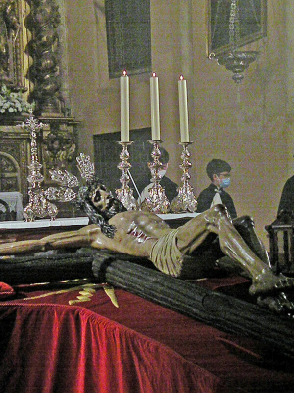 Viacrucis de fe con el Cristo del Buen Fin de Alcalá del Río