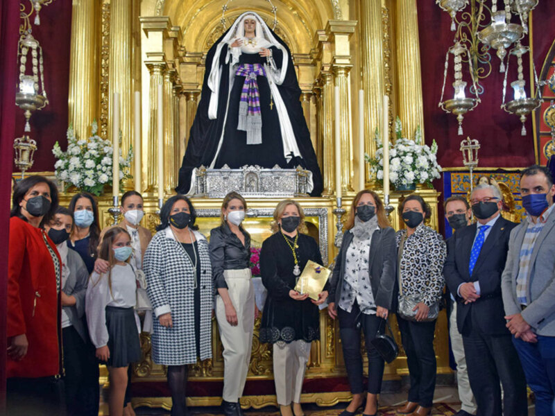XXXI Cartel de la Hermandad de la Soledad Viernes Santo 2022 de Alcalá del Río