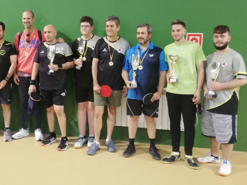 Última jornada de la Liga Provincial de Tenis de Mesa. Gran cosecha de trofeos
