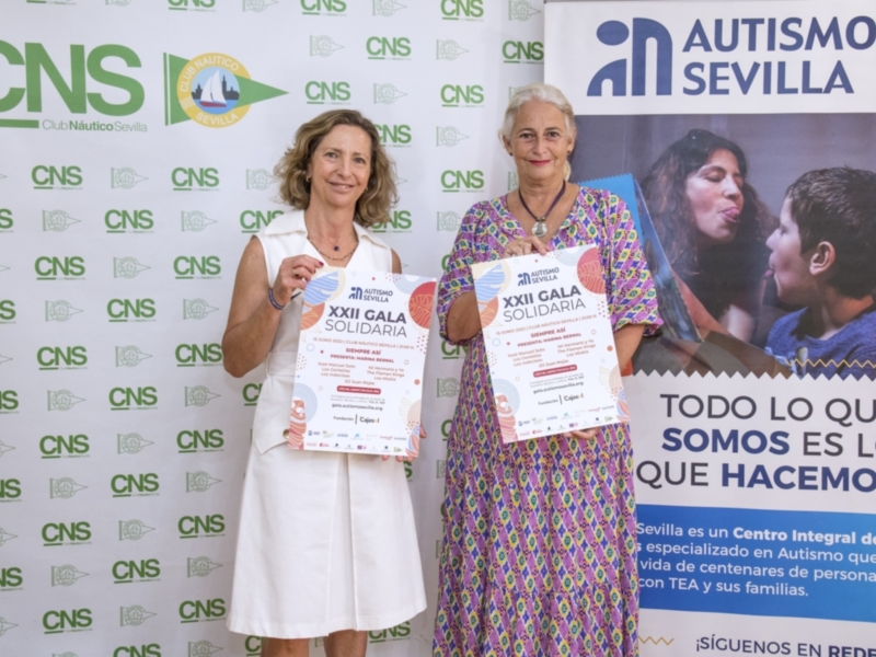El cartel de la Gala de Autismo Sevilla, presentado en el Club Náutico
