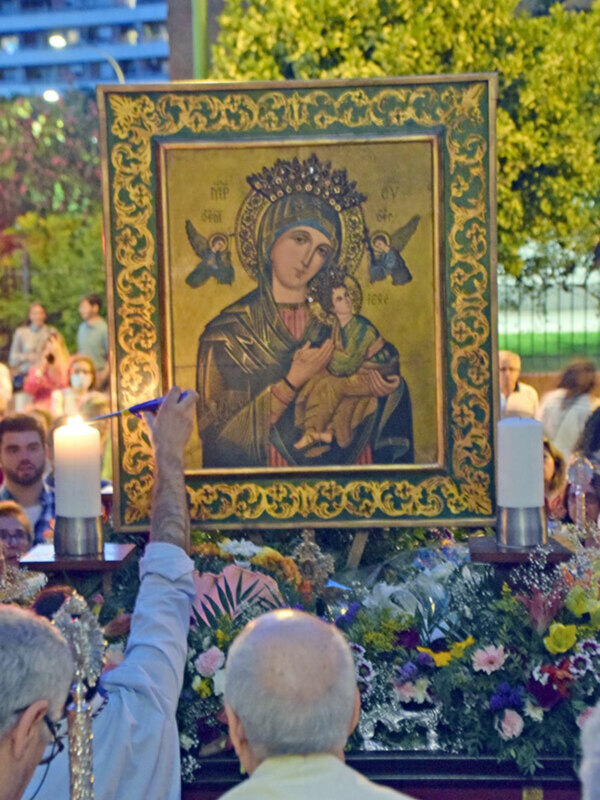Virgen del Perpetuo Socorro, 27 de junio