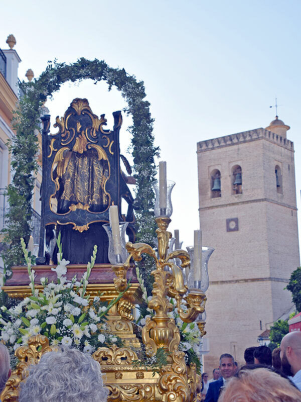 Con el traslado de San Gregorio se inicia la celebración de las fiestas patronales de Alcalá del Río