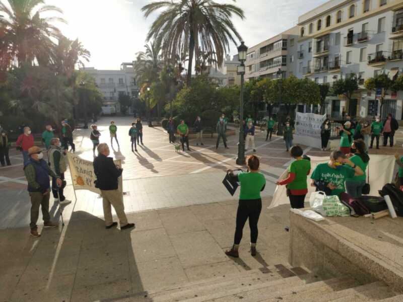  La Marea Verde de El Puerto de Santa María  reactivada para empezar este curso su labor de defensa de la Escuela Pública