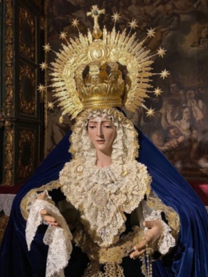 La Hermandad de Jesús Nazareno convoca cultos triduo a su titular mariana la Virgen de la Esperanza en Alcalá del Río