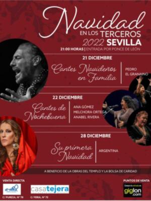 El Ciclo de Navidad en Los Terceros, Sevilla, empieza el miércoles 21 a las nueve de la noche con Pedro "El Granaíno"