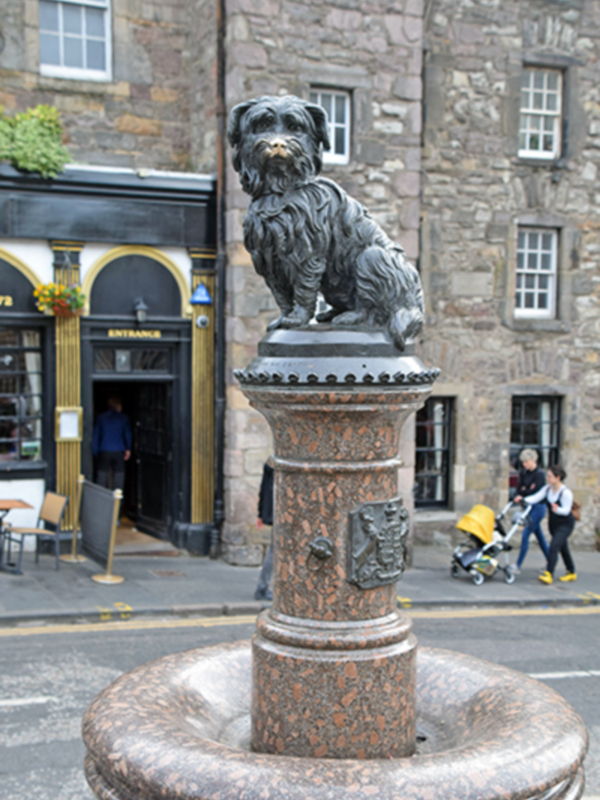 Bobby el guardián del cementerio de Edimburgo.