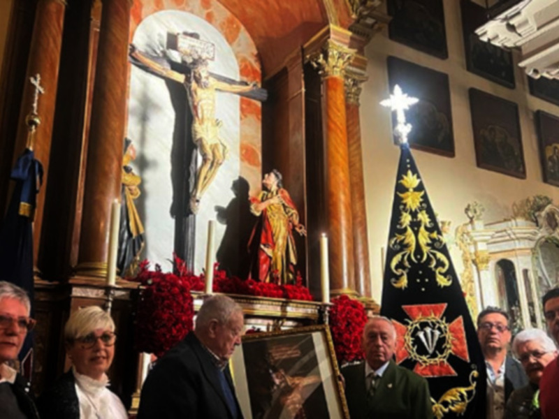 La bendición del nuevo estandarte corporativo, por el Rvdo. José María Campos Peña