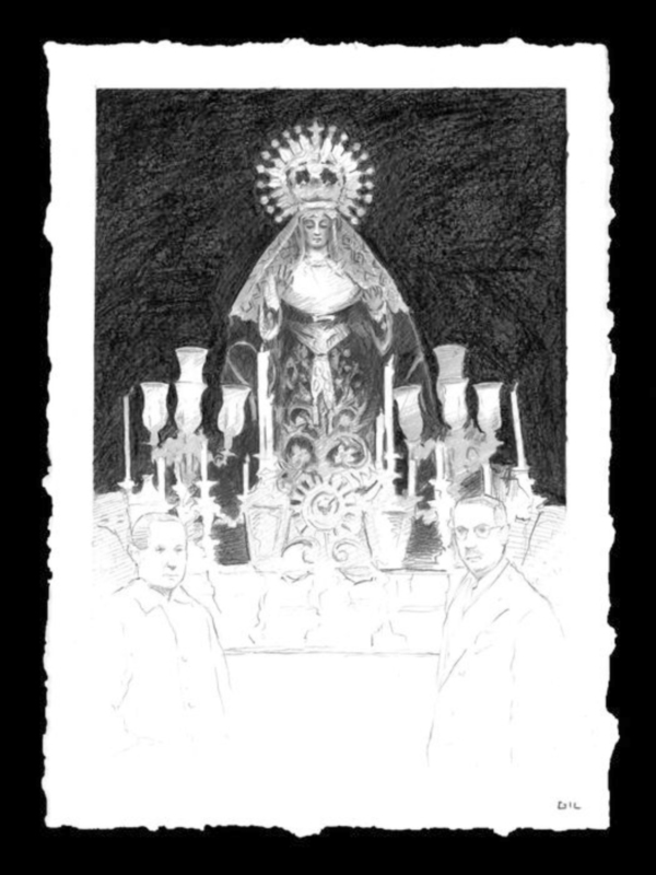 El presidente de la juventud cofrade presentó la cuaresma en la Hermandad de la Soledad de Alcalá del Río.