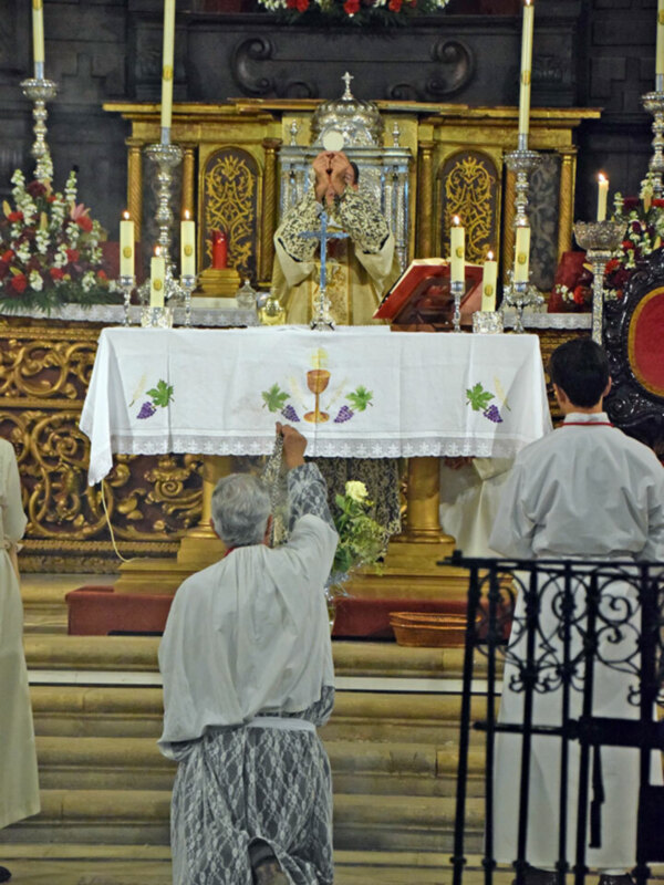 Cultos en la Hermandad de San Hermenegildo de Sevilla.