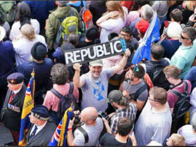 Un sondeo reciente cifra en 64% los británicos a los que les interesaba poco o nada el desfile real. 