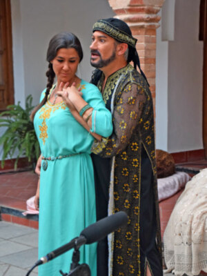 En la casa del Rey Moro de Sevilla  se interpretó la Obra “Motamid último Rey de Sevilla•