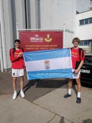 Los alcalareños Luis García y David Gómez Campeones del Mundo en Baloncesto sub-19
