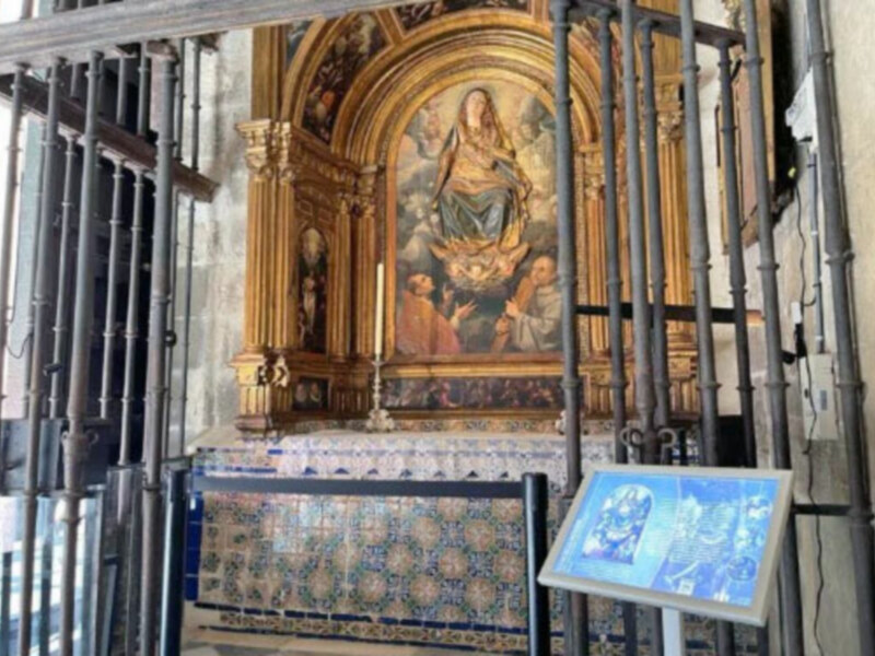 el 15 de agosto, fieles y visitantes podrá admirar abierta la capilla con el mismo nombre en horario de apertura de la Catedral.