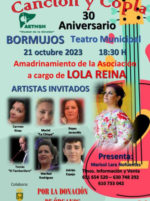 La Asociación de Enfermos y Transplantados Hepáticos de Huelva y Sevilla celebra su XXX aniversario el 21 de Octubre en Bormujos