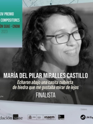 La andaluza Pilar Miralles aspira al 34º Premio Jóvenes Compositores de Fundación SGAE y CNDM