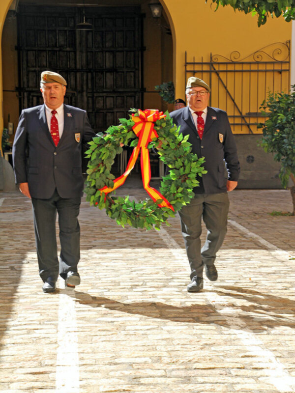 La Hermandad de Veteranos de Soria 9 celebró el acto a los caídos a los Veteranos de dicho Regimiento