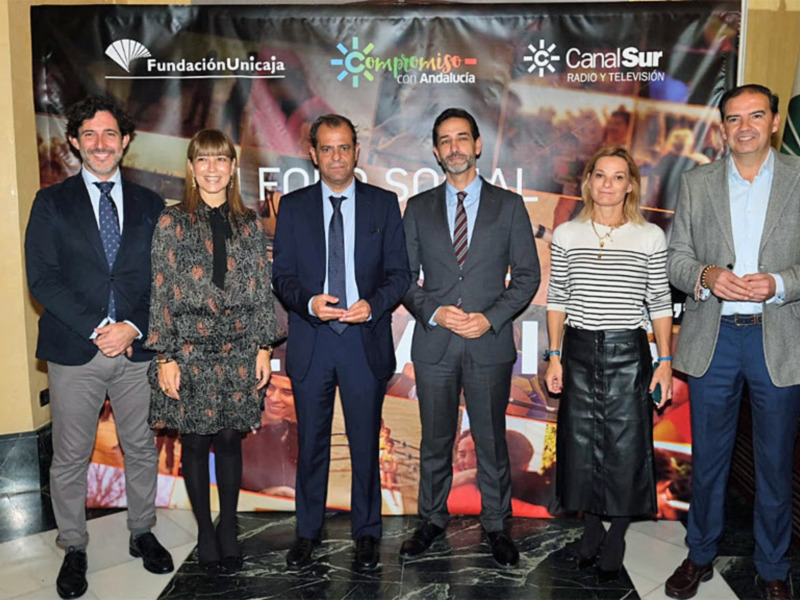 Málaga acoge el I Foro Social "25 años de Solidarios" organizado por Canal Sur y la Fundación Unicaja