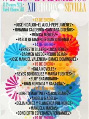 We Love Flamenco, que empieza el 13 de enero, presenta su cartel para la edición 2024