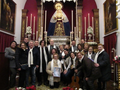 En la XII Exaltación de la Navidad compartió con los presentes en la Capilla del Rosario en Sevilla 2023