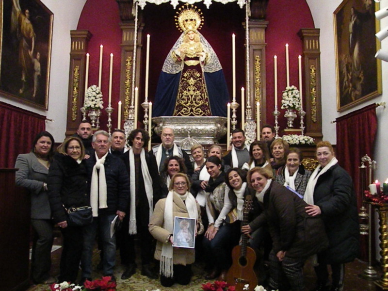 En la XII Exaltación de la Navidad compartió con los presentes en la Capilla del Rosario en Sevilla 2023