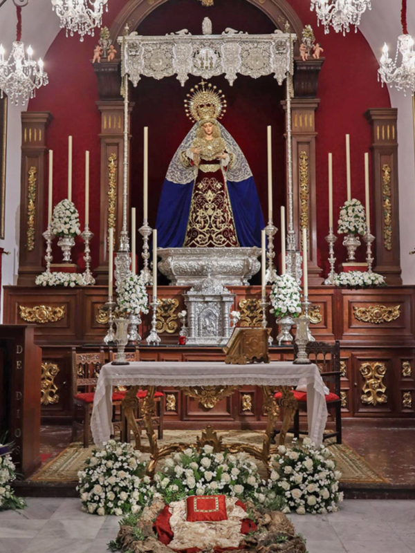 En la XII Exaltación de la Navidad compartió con los presentes en la Capilla del Rosario en Sevilla 2023