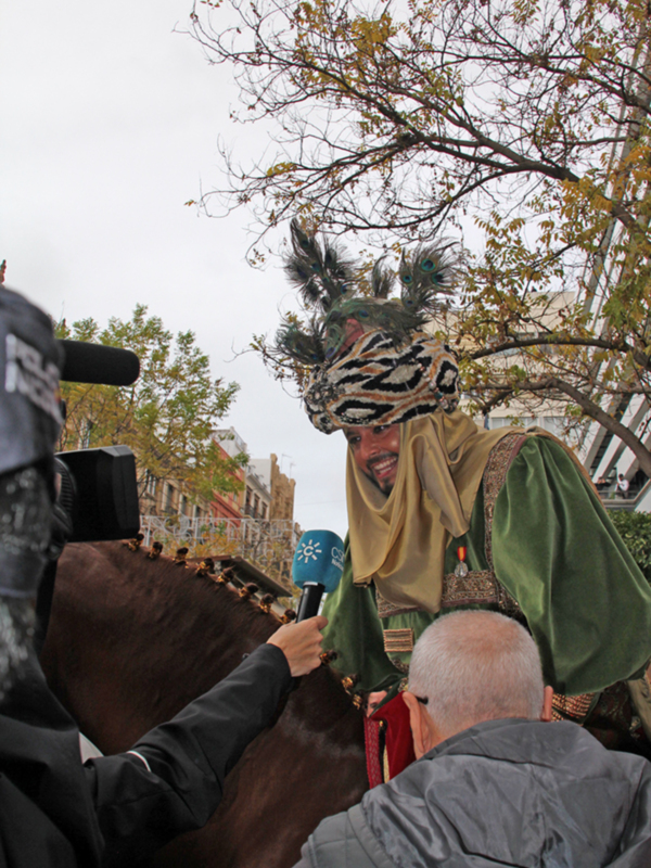 El Heraldo Real arriba a la ciudad para solicitar las llaves de Sevilla en la tarde del 4 de enero.