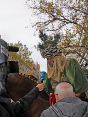 El Heraldo Real arriba a la ciudad para solicitar las llaves de Sevilla en la tarde del 4 de enero.