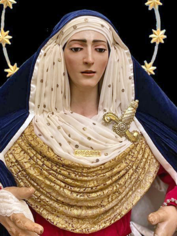  Un mujer ataviada de hebrea se trasladó a la Parroquia de Alcalá del Río en tiempo de Cuaresma 