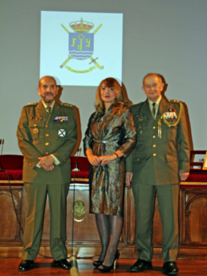 El autor de los libros Guillermo Frontela, Coronel de Artillería del Ejército de Tierra, hizo dos intervenciones