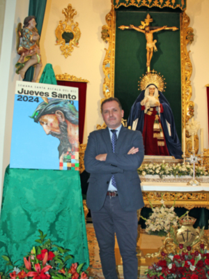 La obra del Cartel de Jueves Santo Ilipense es del sevillano Antonio Diaz Arnido