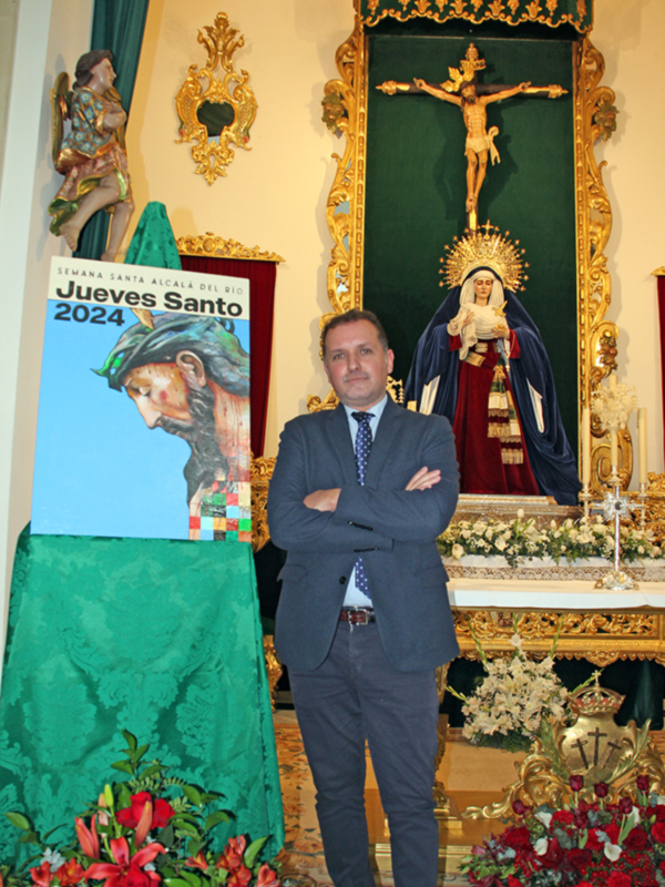 La obra del Cartel de Jueves Santo Ilipense es del sevillano Antonio Diaz Arnido