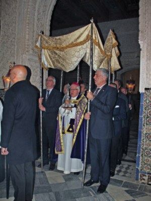Un recorrido histórico por las estaciones del Vía Crucis en la casa de Pilato de Sevilla 