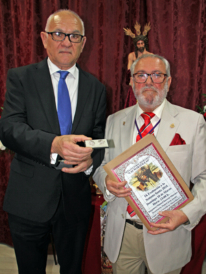 La Peña sevillista las Maravillas con el pregón cofrade de Manuel Barrera Marroco