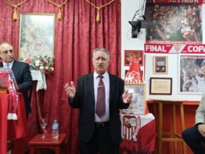 XIX Pregón de Semana Santa de la Peña Sevillista “Sentimiento Rojiblanco”