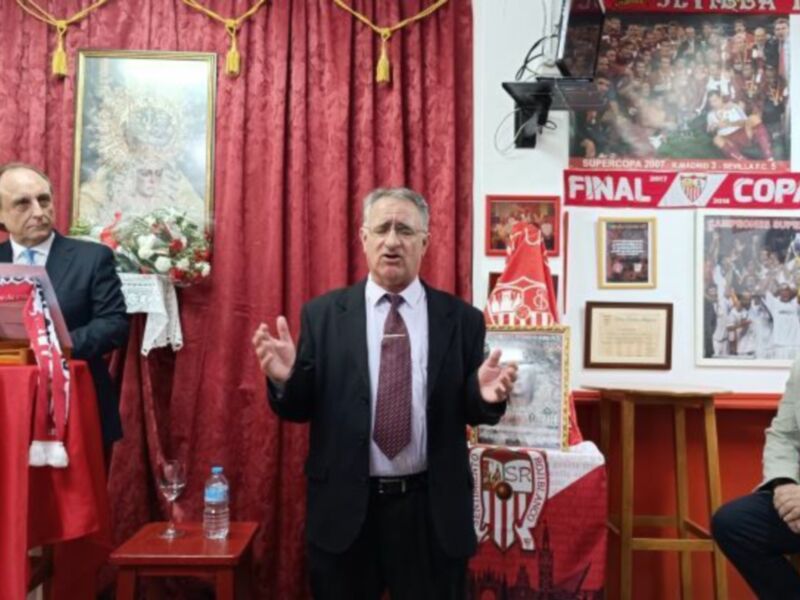 XIX Pregón de Semana Santa de la Peña Sevillista “Sentimiento Rojiblanco”