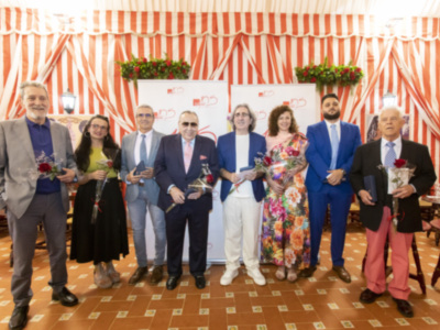 Seis creadores andaluces reciben la Llave de la Casa de los Autores por cumplir 50 años en la SGAE