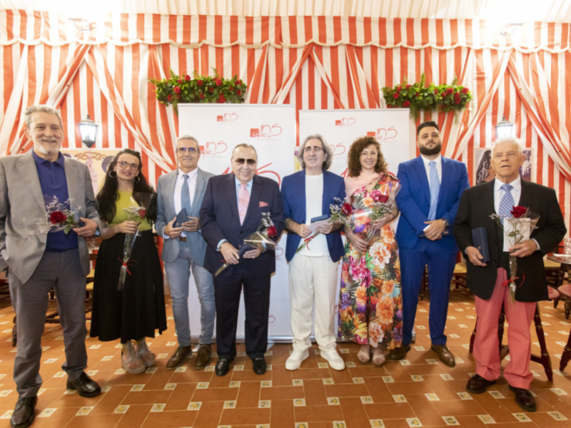 Seis creadores andaluces reciben la Llave de la Casa de los Autores por cumplir 50 años en la SGAE