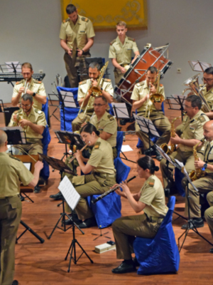 La Banda de Música del Regimiento de Infantería Soria 9 deslumbró con su concierto de la II Convención Nacional en Sevilla 