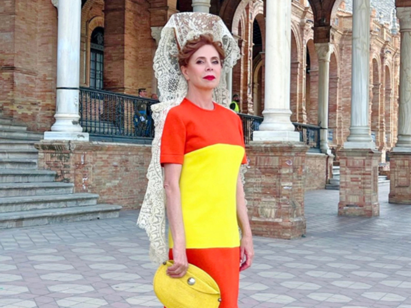 Jura de Bandera para personal civil  en la Plaza de España