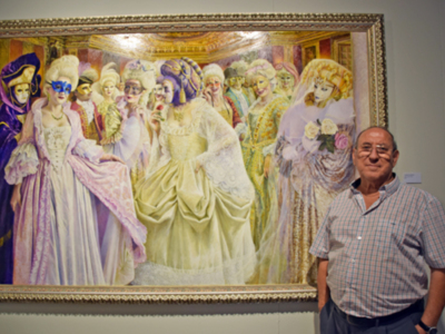 El artista Juan Valdés ha inaugurado su exposición “Pintura” en la Fundación Cajasol