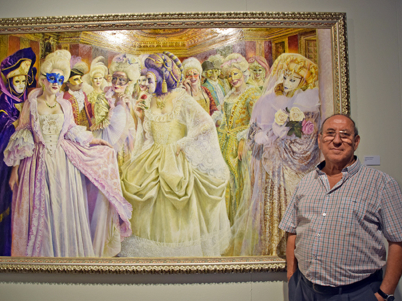 El artista Juan Valdés ha inaugurado su exposición “Pintura” en la Fundación Cajasol